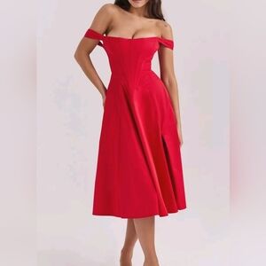 House of CB Saira Dress in Red